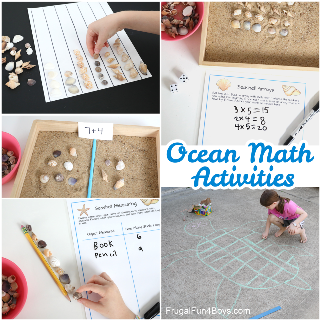 Picture of: Ocean Math Activities for Elementary Students – Frugal Fun For